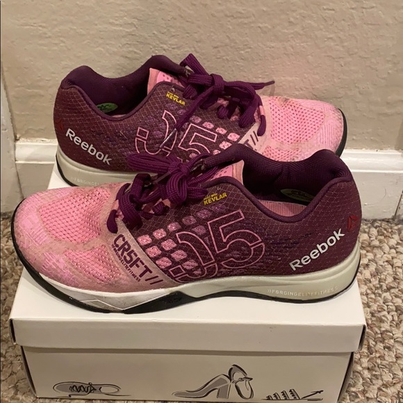 pink/purple reebok’s - Picture 1 of 2